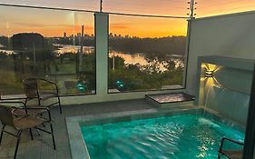 Casa Ilha Acaray 2 Super Vista Internacional, Rio Paraná, Ponte da Amizade, Brasil e Paraguai